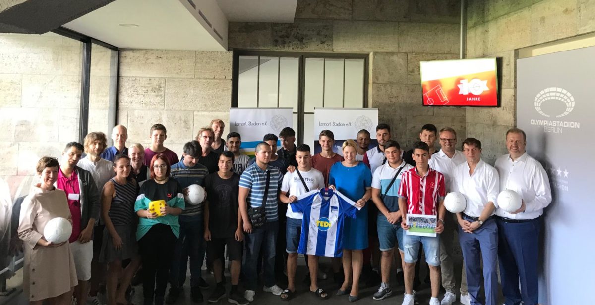 Gruppenbild Lernzentrum Hertha BSC